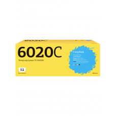 TC-X6020C Тонер-картридж T2 для Xerox Phaser 6020/6022/WorkCentre 6025/6027 (1000 стр.) голубой, с чипом 106R02760